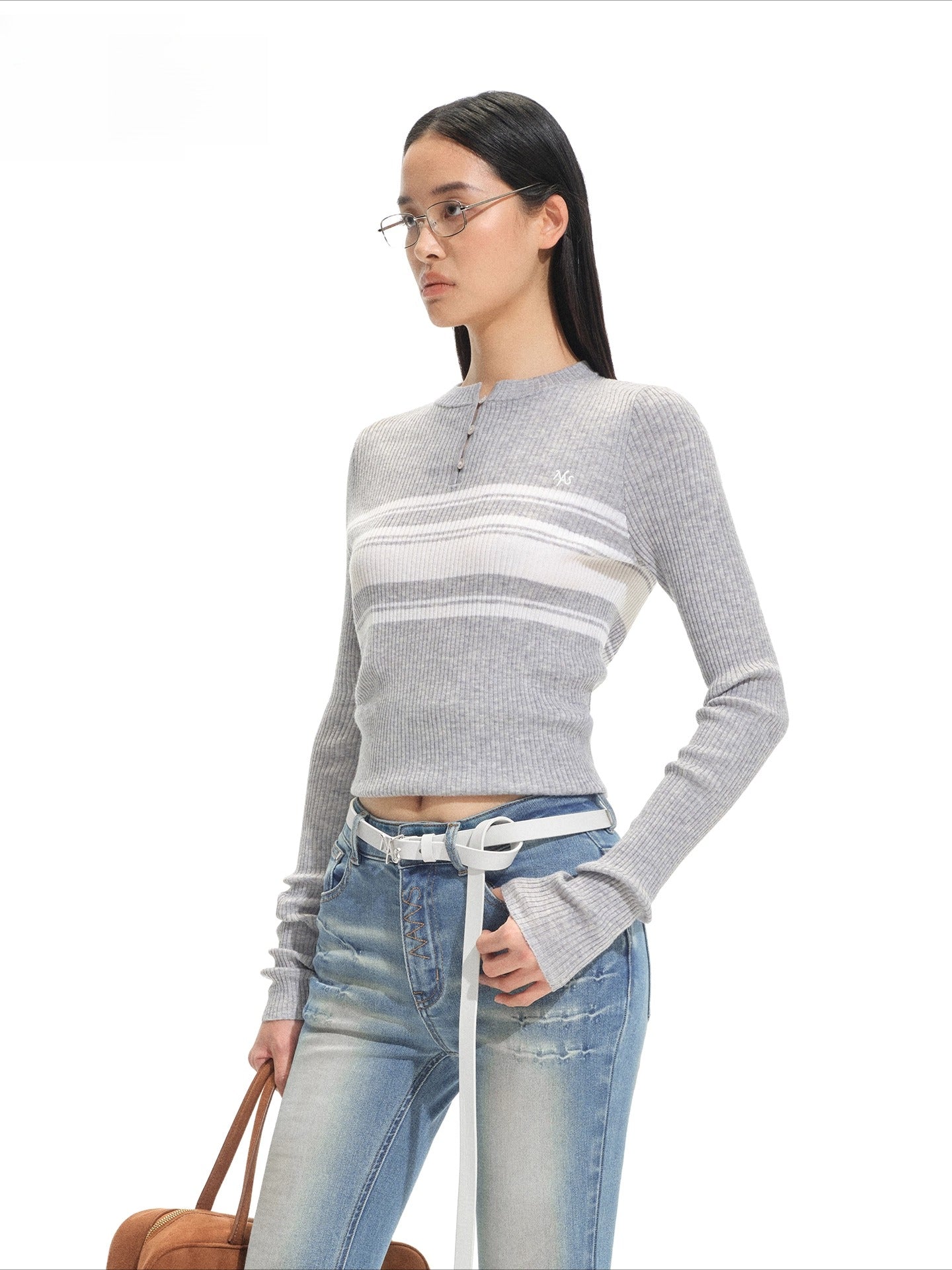 Bayside Stripe Knit Cardigan