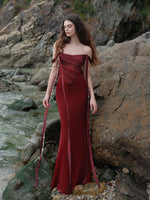 Pearl Strap Mermaid Dress