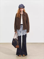 Suede Fog Oversized Jacket