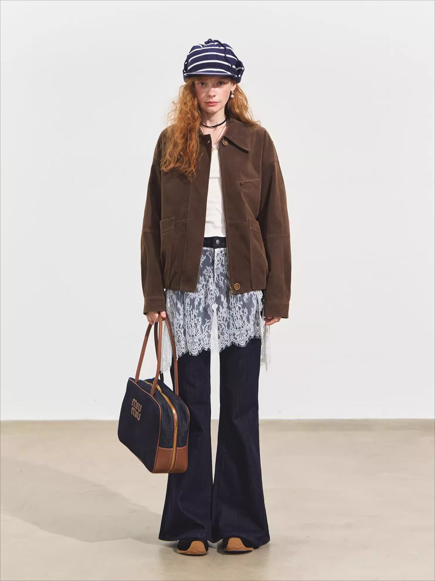 Suede Fog Oversized Jacket