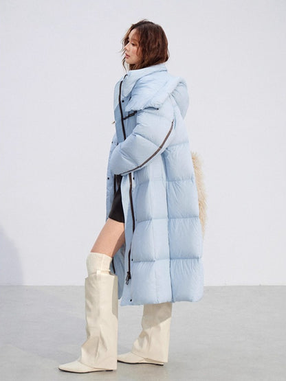 Hooded Long Down Coat