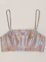 Rage Wild Denim Short Camisole Wild Brown