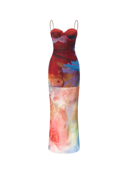 Fake Two Fishbone Slim Fit Dress