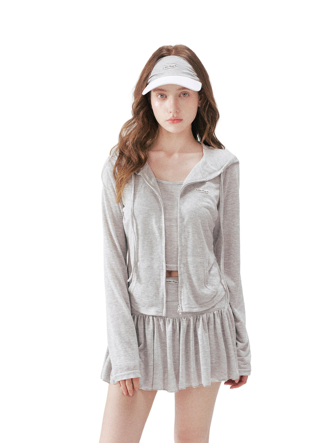 Lyocell Hooded &amp; Skirt Set