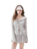 Lyocell Hooded & Skirt Set