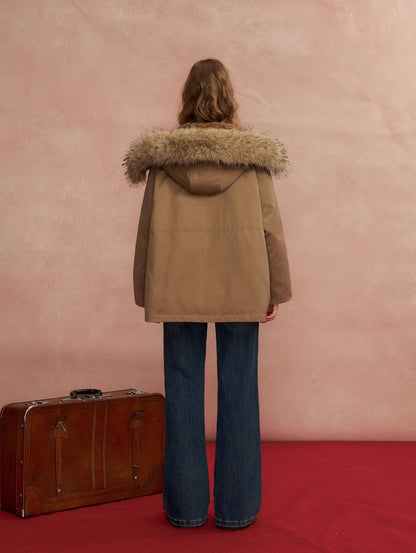 Hooded Utility Down Parka