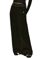 Sequin Double Waist Pants