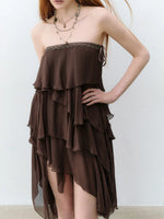 Goddess Layered Chiffon Dress