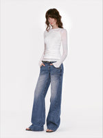 Lyocell Slim-fit Long Sleeve T-shirt