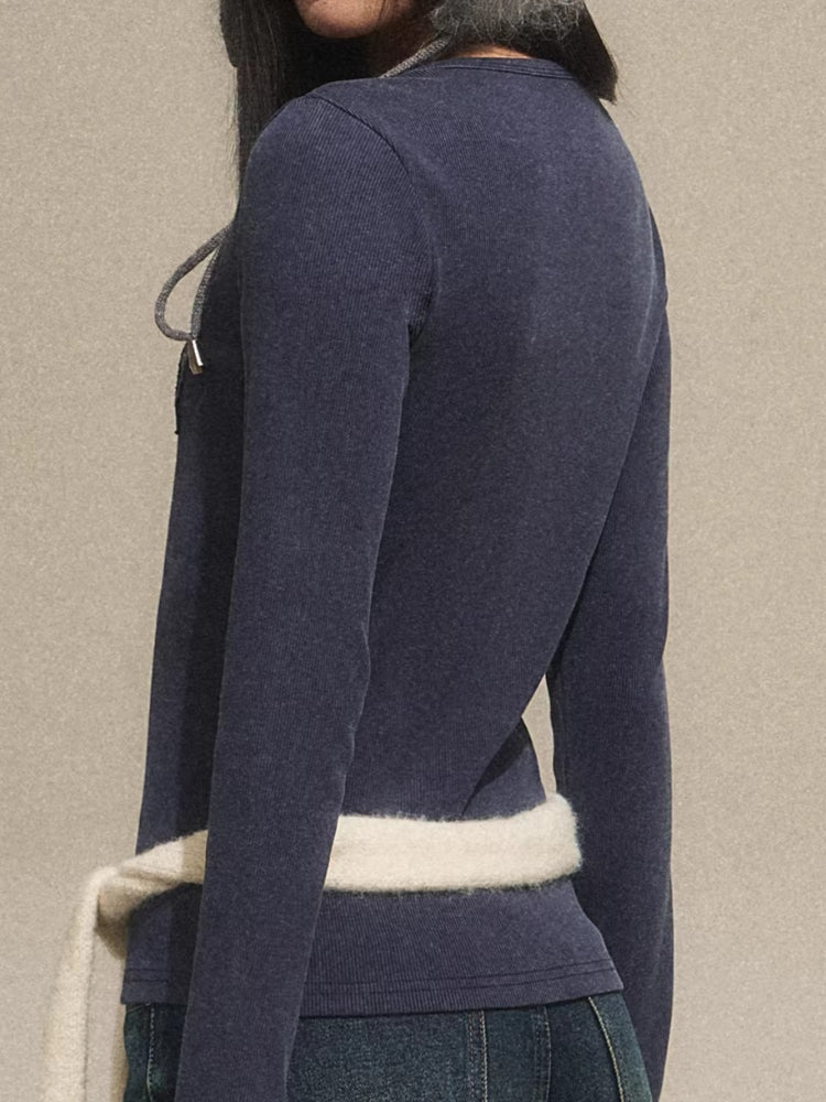 Vintage Henley Longsleeve Tee