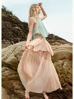 Laguna Lace Halter Maxi Dress