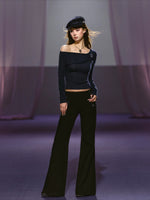 Asymmetrical Embroidered Top