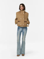 Windsor Wool Cape Knit Jacket