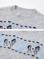 Carousel Jacquard Knit Sweater