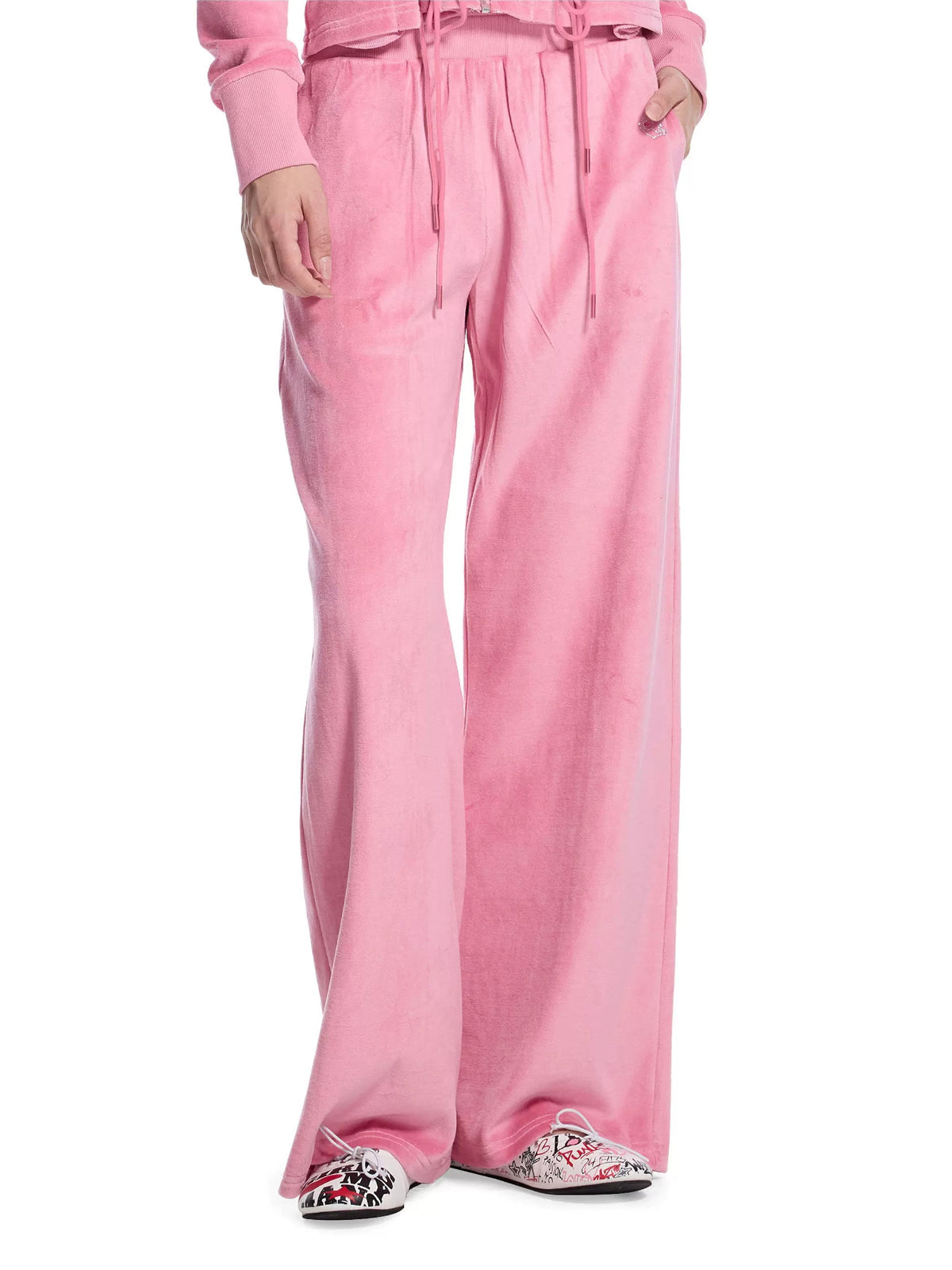 Adjustable Strap Hoodie Pants Set