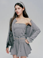 Wool Blend Knit Set