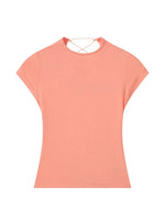 Cross Back Fitted Tee
