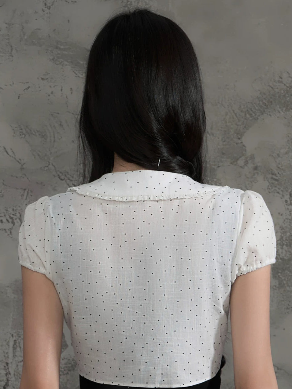 Polka Dot Tie Top