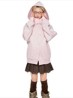 Hooded Wool Blend Jacket
