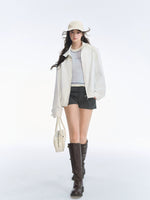 Ruffle Collar Jacket