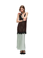 Layered Lace Chiffon Dress