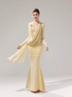 Draped Knit Mesh Set