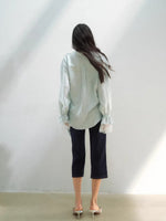 Lace Trim Lyocell Blouse
