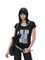 Letter Print Tee