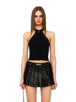 Halter Raglan Knit Vest