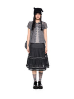 Ruffle Layered Midi Skirt