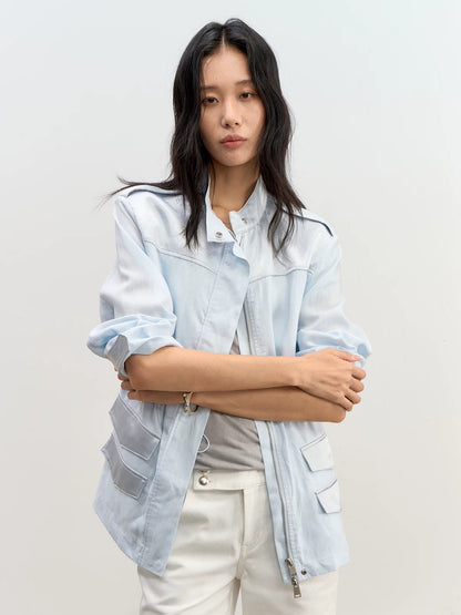 Linen Quilted Jacket