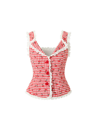 Dopamine Sleeveless Cami Top &amp; Skirt Set