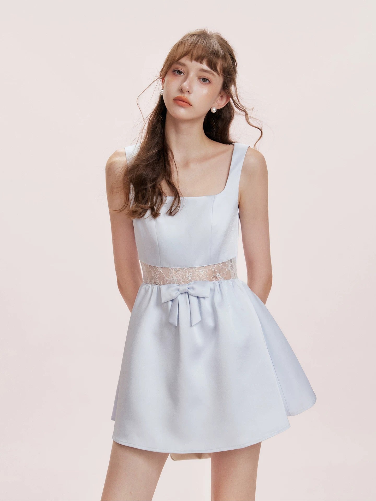 Satin Lace Dress