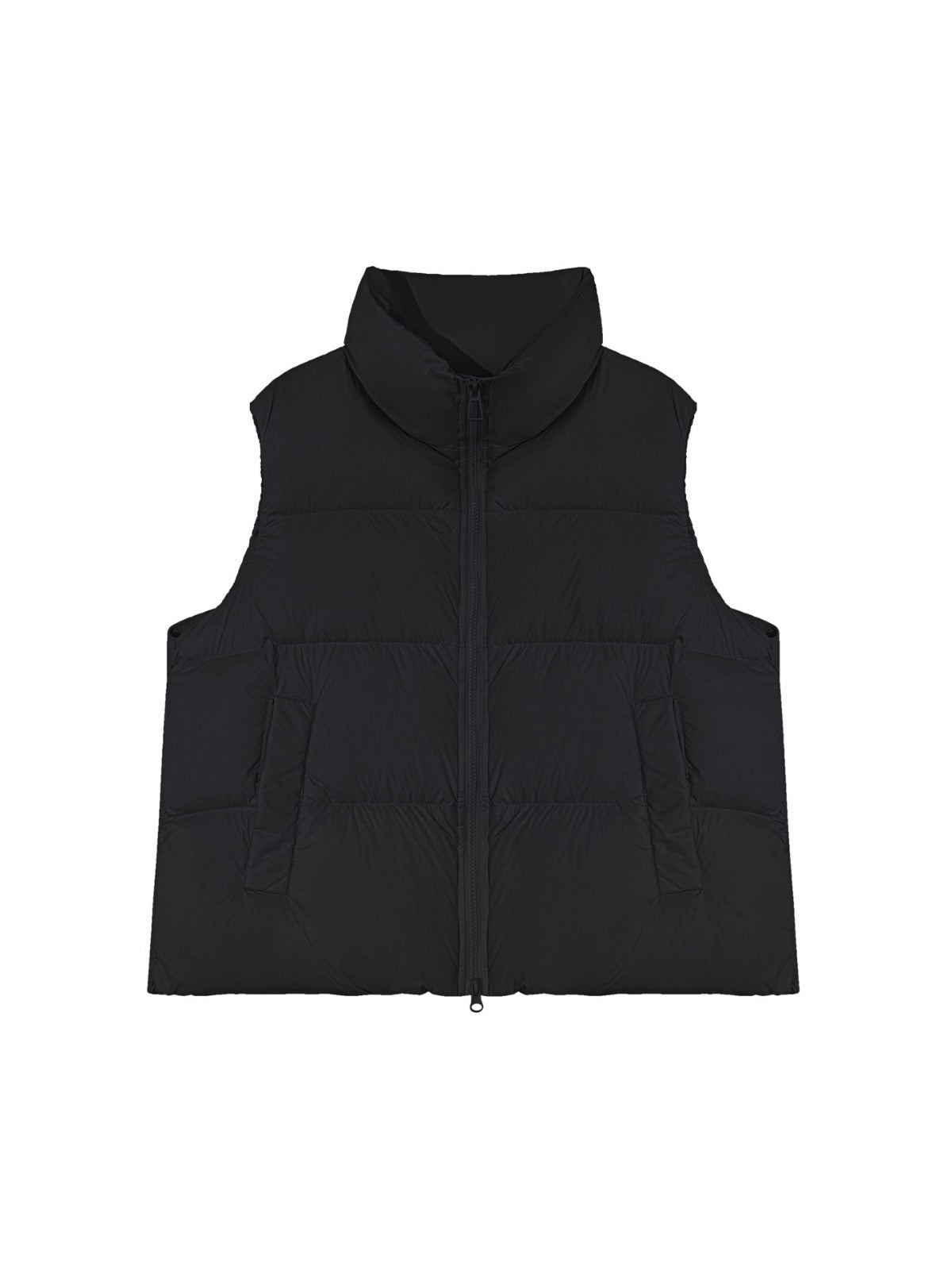 Stand Collar Quilted Down Vest