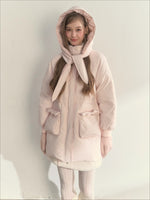 Scarf Hood Down Coat