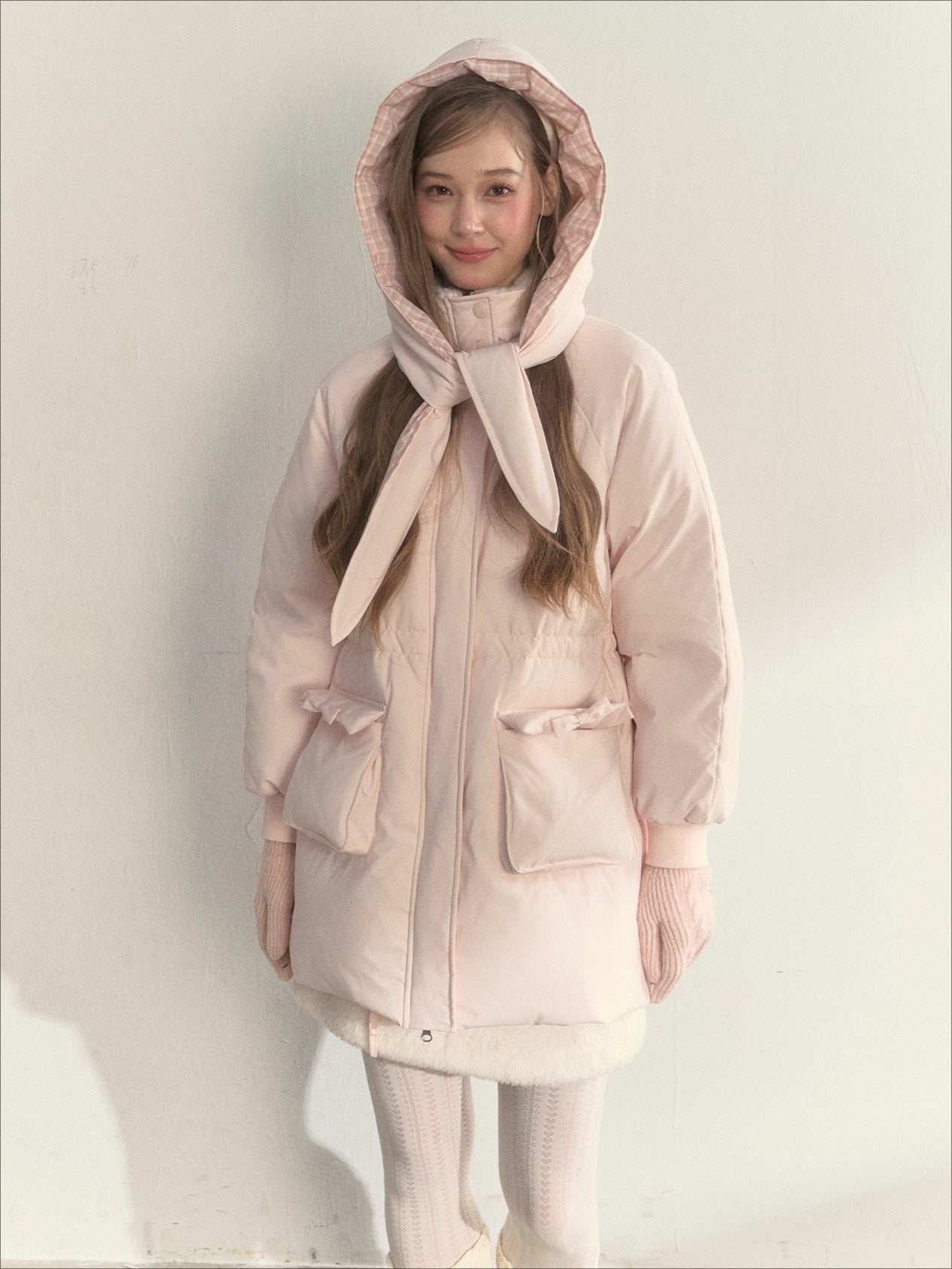 Scarf Hood Down Coat