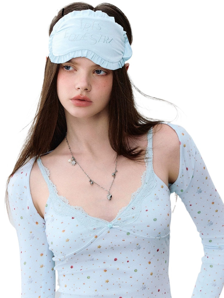 Dreamfall Ruffle Sleep Mask