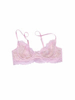 Lace Mesh Soft-Wire Bra