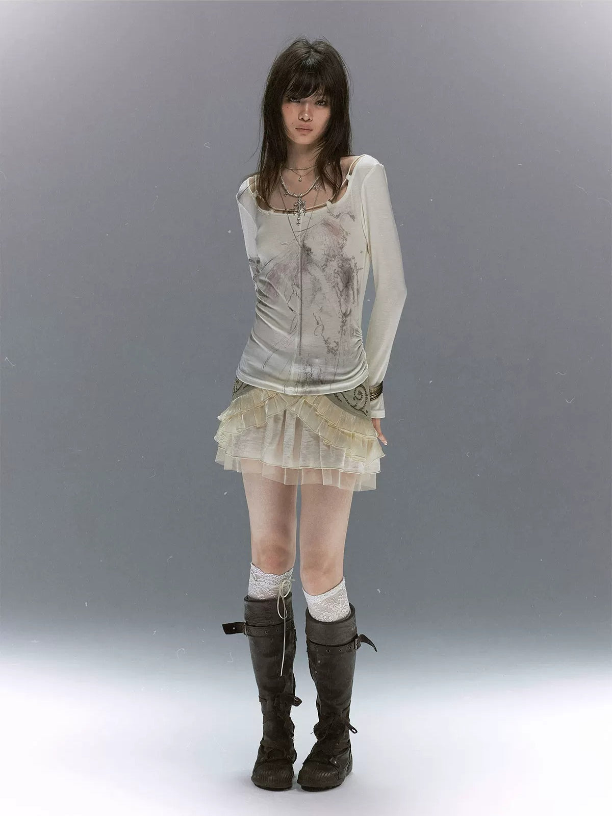 Vintage Angel Lace Tencel Top