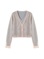 Layered Wool Blend Cardigan Set