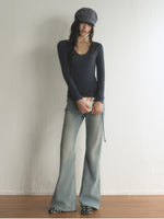Contrast Layered Top