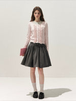 Gray Ballet Tutu Skirt