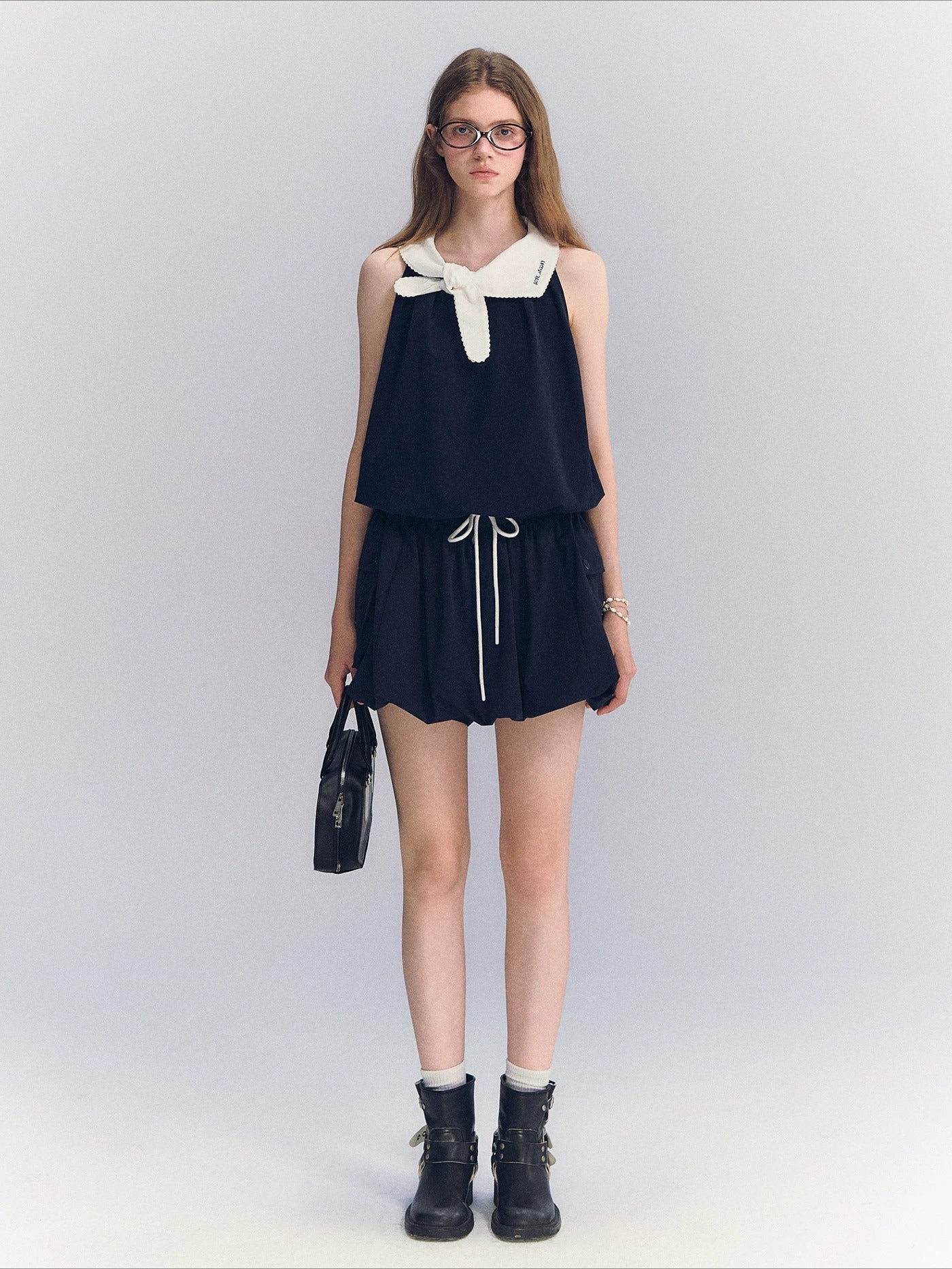 Rabbit Collar Halter Top