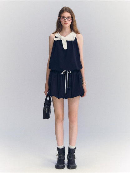 Rabbit Collar Halter Top