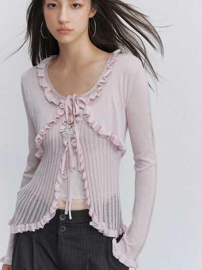 Lace Knit Cardigan