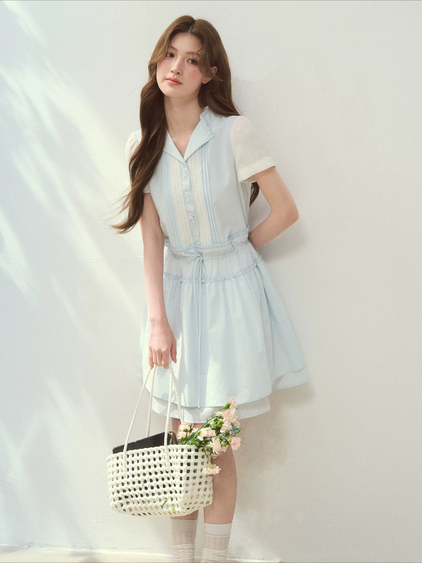 “Sea Breeze Holiday” Lyocell Shirt Dress