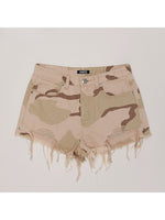 Compass Wild Denim Shorts Army Green Camouflage