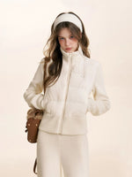 Wool Knit Down Jacket