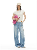 Beverly Wide Denim Pants
