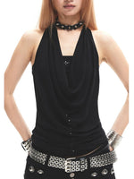 Halter Draped Cami Top